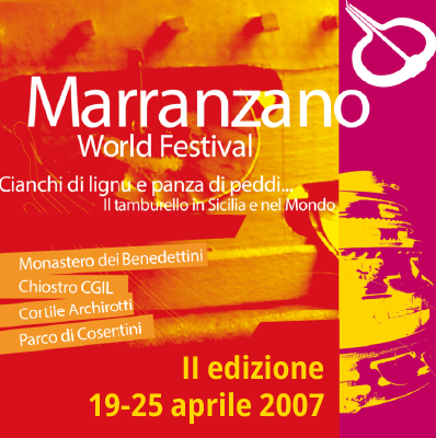 Original festival poster — 2007: Cianchi di lignu e panza di peddi