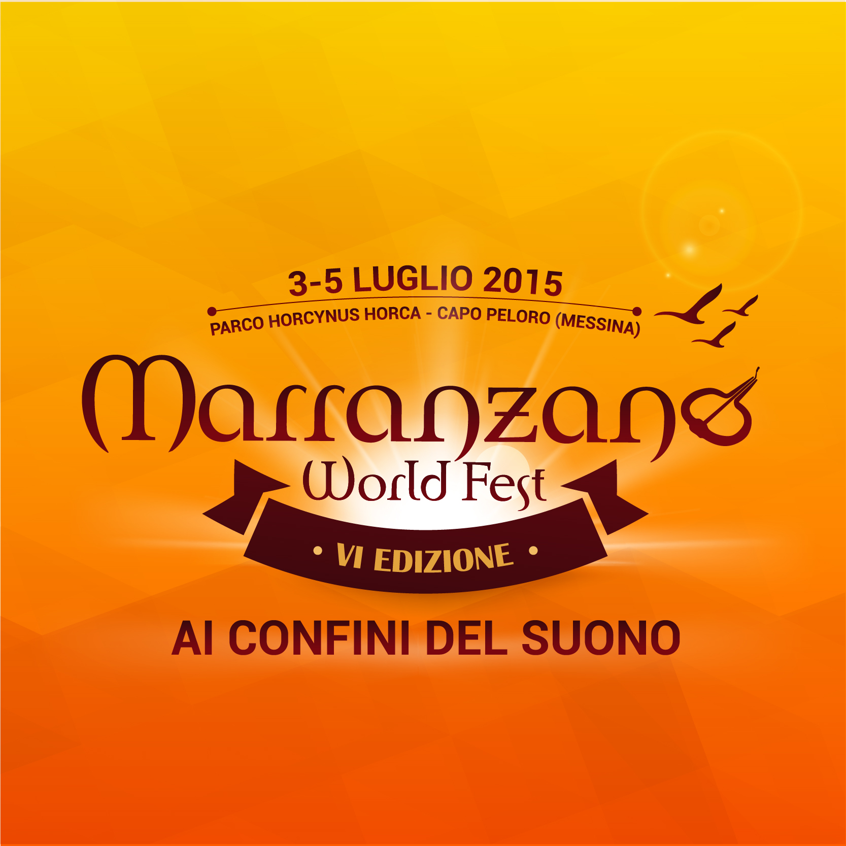 Original festival poster — 2015: Ai confini del suono